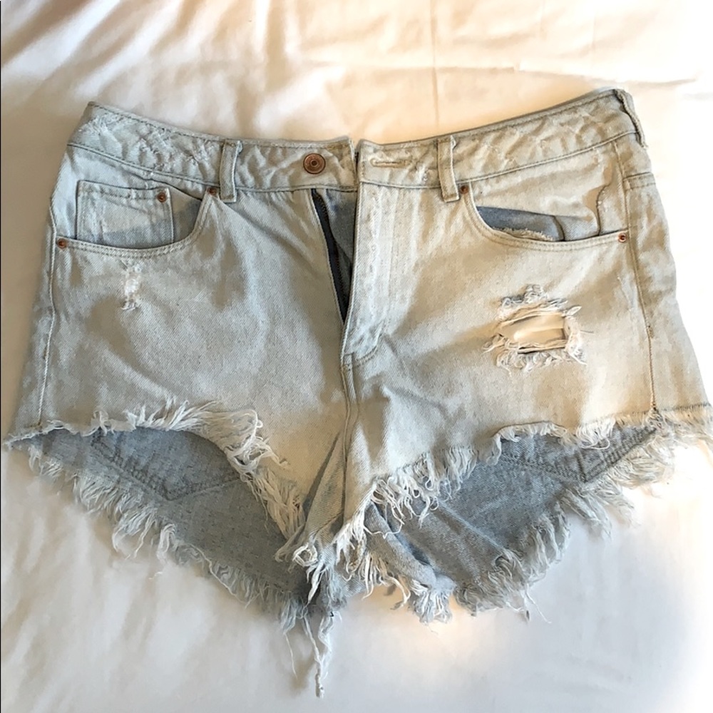 Jean cutoff shorts